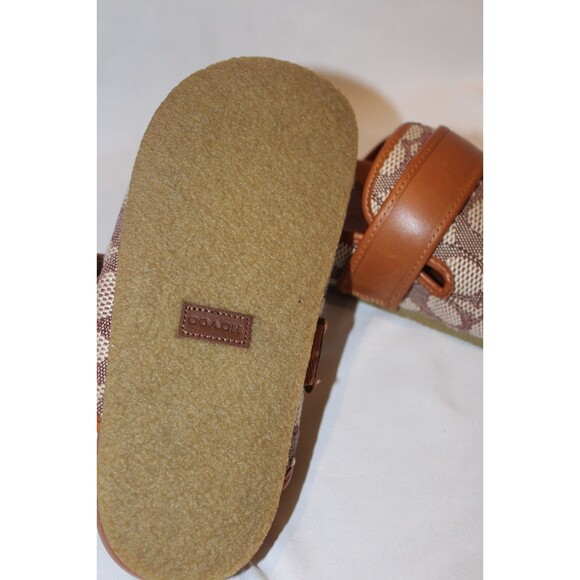 Woman's Clogs COACH Blake Clogs In Signature Textile Jacquard SZ 5 NIB - Picture 7 of 7